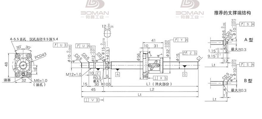 KURODA GP1504DS-BALR-0600B-C3S 黑田精工的滚珠丝杆怎么样